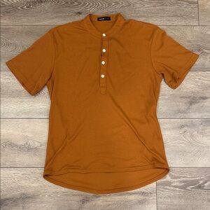 Classic Rust Polo Shirt for Men
